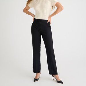 JCREW Kate straight-leg pant in four-season stretch - Black size 4